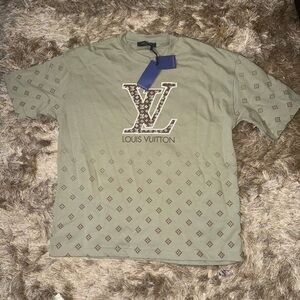 Louis Vuitton Olive Monogram Tee